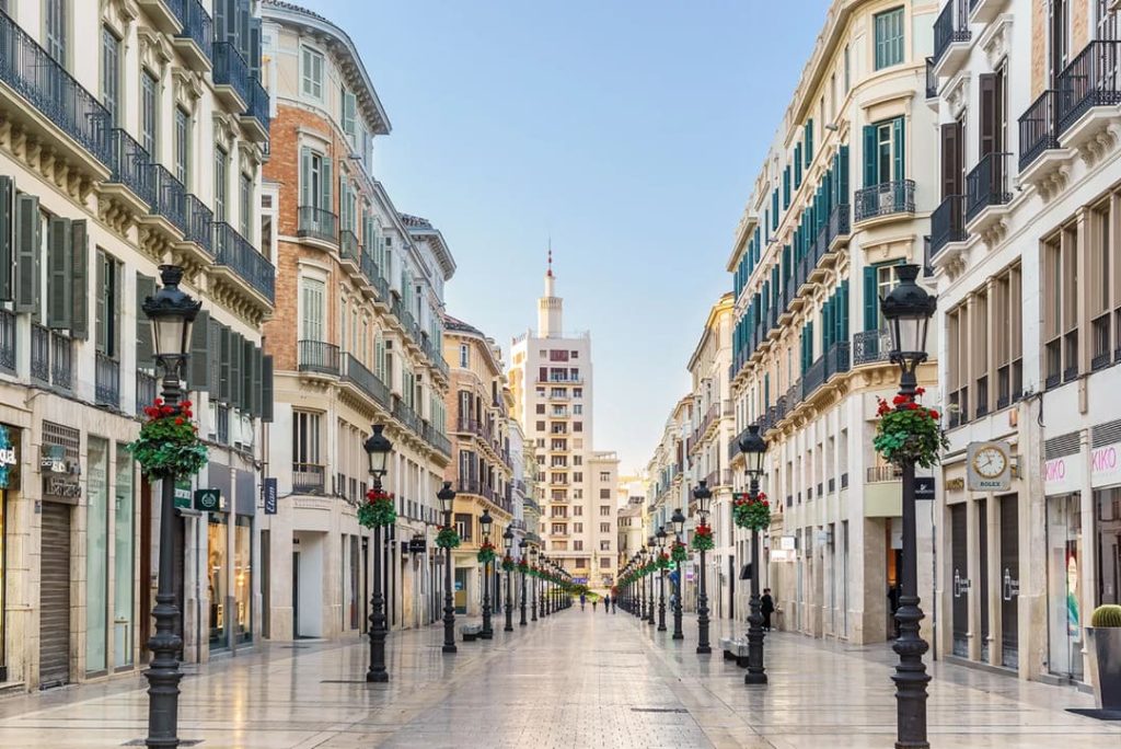 La calle Larios de Málaga